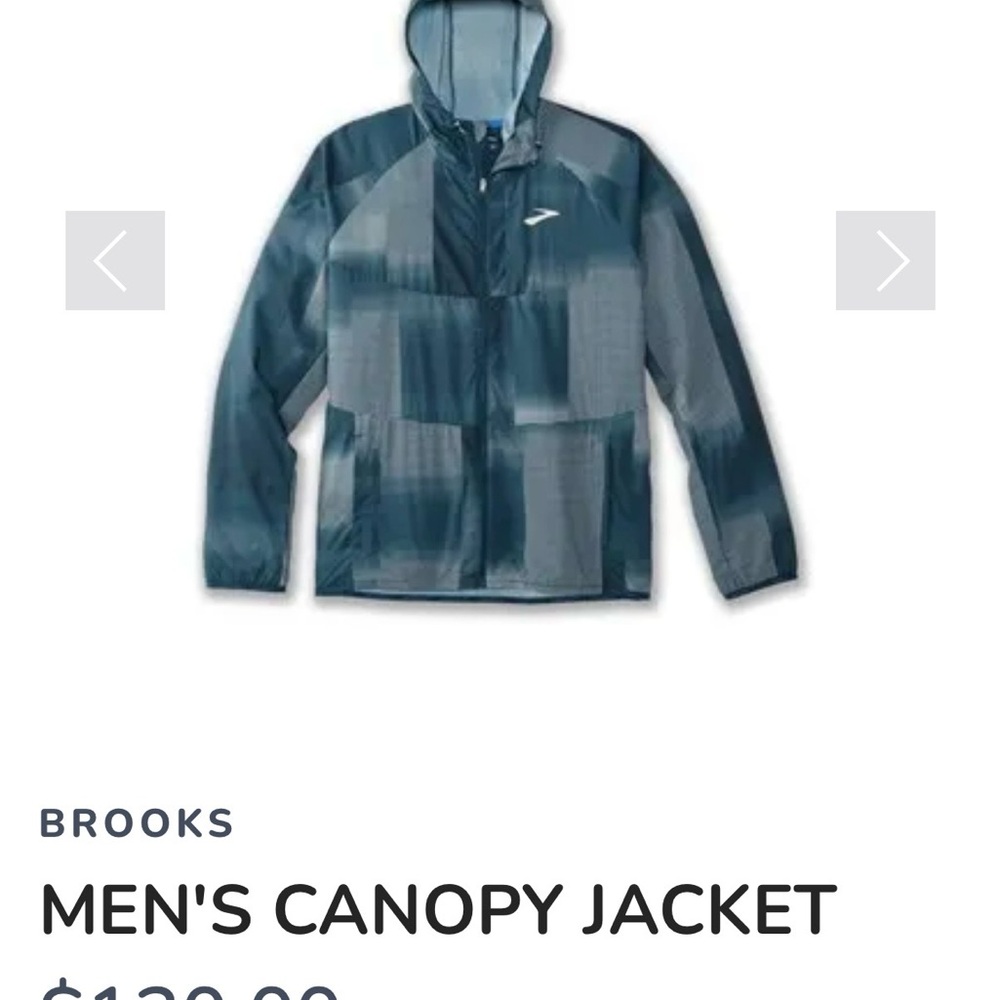 Brooks Men's Canopy Jacket - Navy